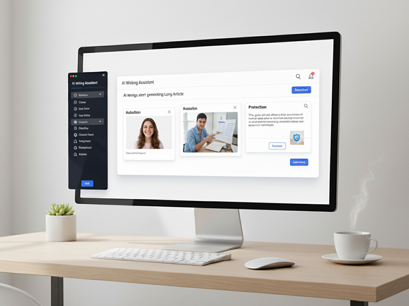 Claude AI 글쓰기 화면