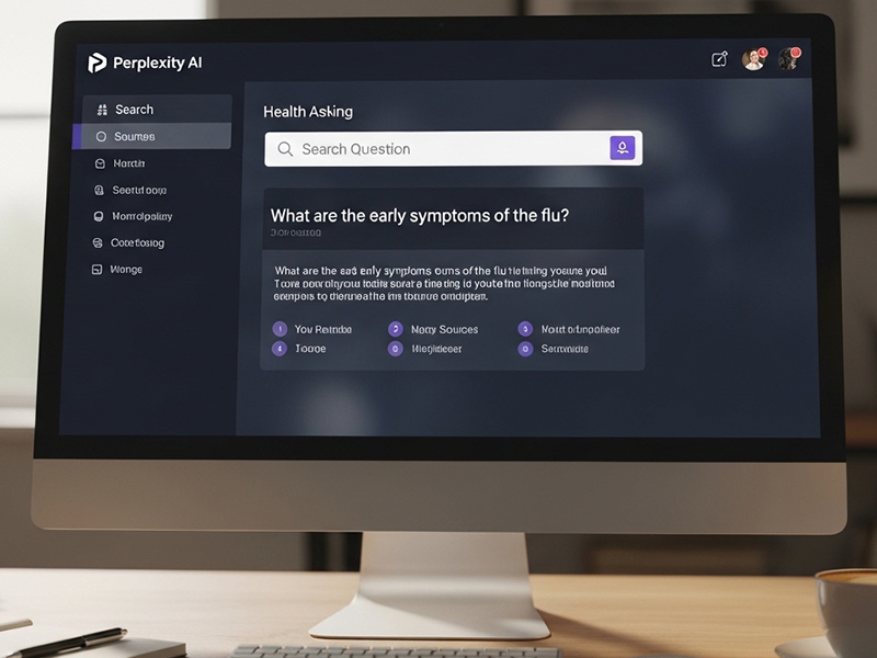 Perplexity AI 화면