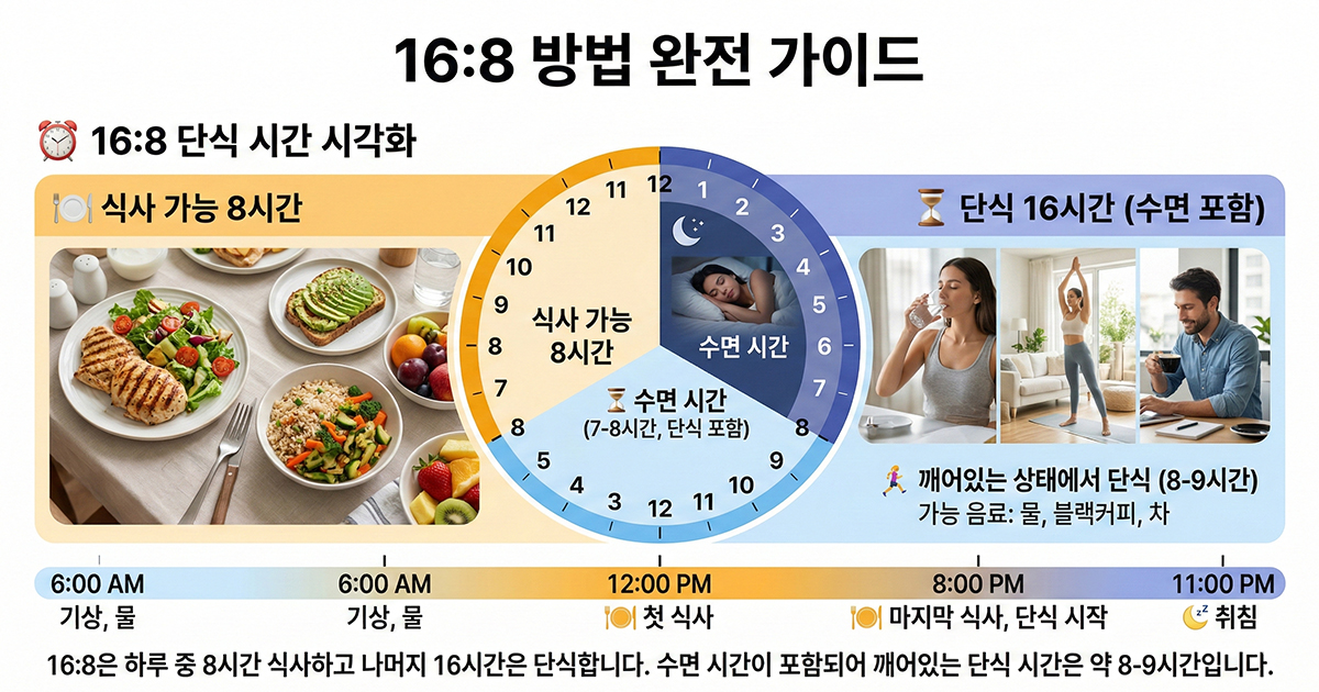 간헐적 단식 완전 정복 (16:8 방법, 2개월 후기)
