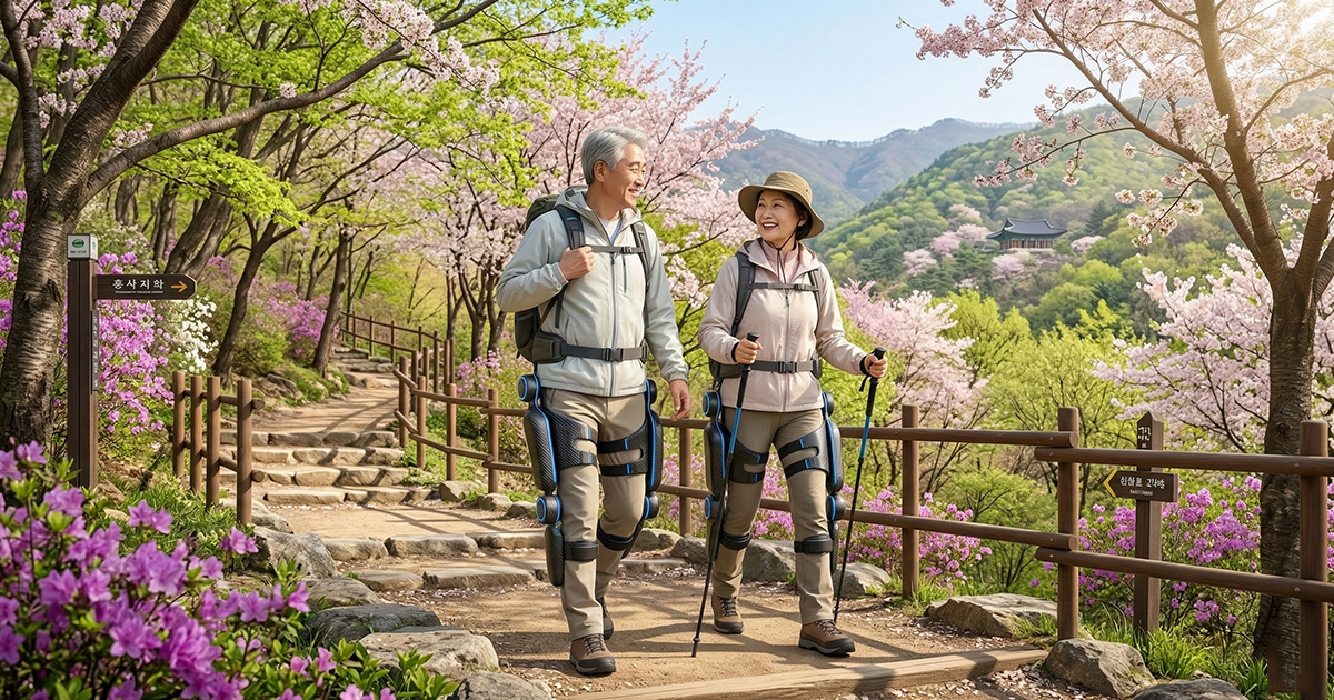 등산 보조 로봇 하이퍼쉘 X 완전 분석  (무릎 안 좋아도 산 오르는 법)