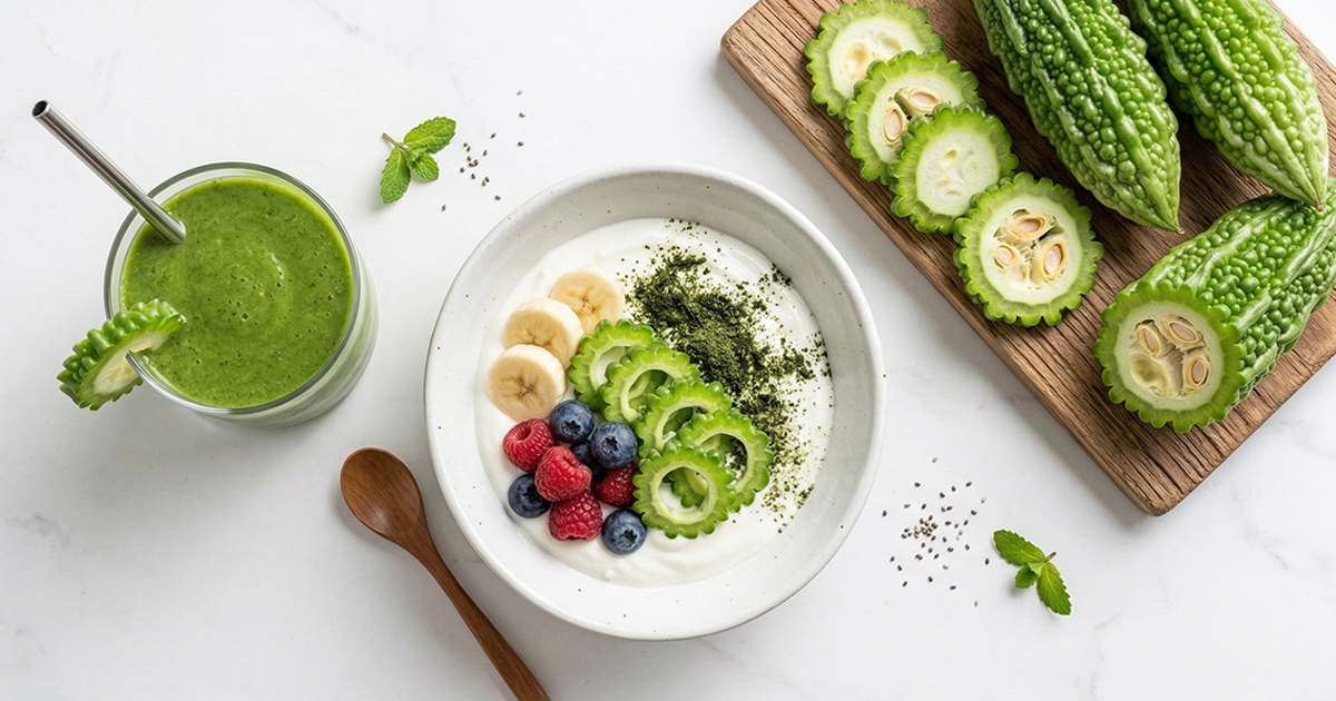 여주 먹으면 혈당 낮아진다?  분말 활용법과 3개월 후기.